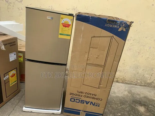 Affordable Nasco 136 Liters Double Door Fridge · Photo 1