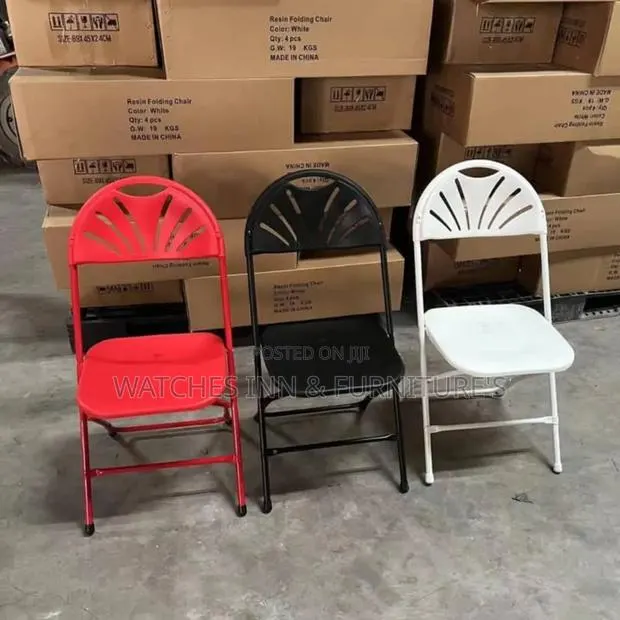 Fan Back Folding Party Conference Church Chair · Photo 1