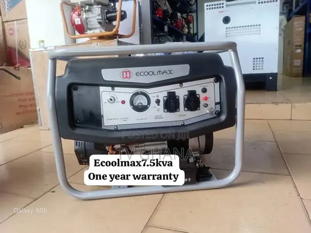 Heavy-Duty Ecoolmax 7.5kVA Petrol Generator – Low Noise7.5kva · Photo 1
