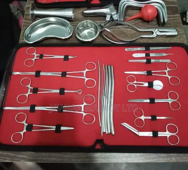 14 Pieces Delivery Set Gynacology Stainless Steel · Photo 4