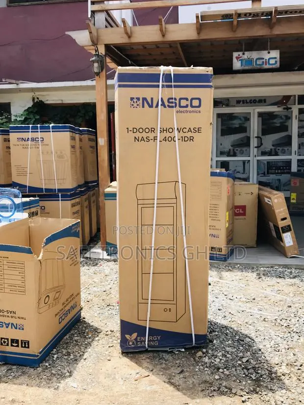 Display Nasco Nas-Fl400–Dr Glass Singledoor Fridge · Photo 1