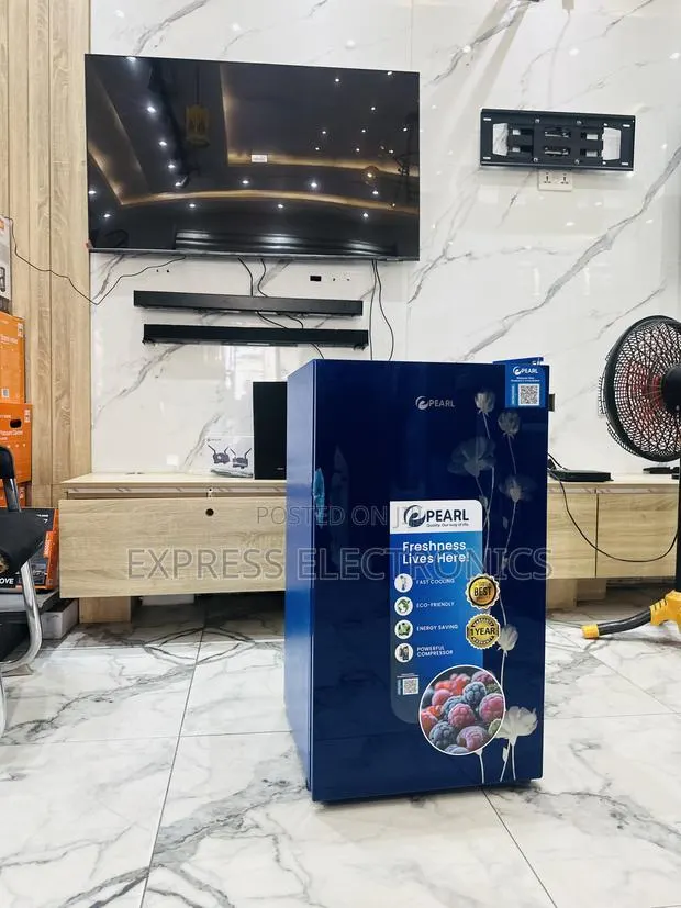Get a New Blue Table Top Fridge Pearl Mimi Fridge · Photo 1