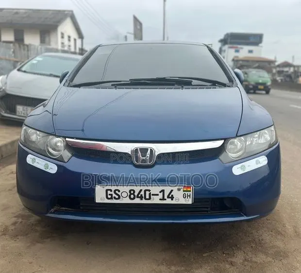 Honda Civic 2008 Blue · Photo 1