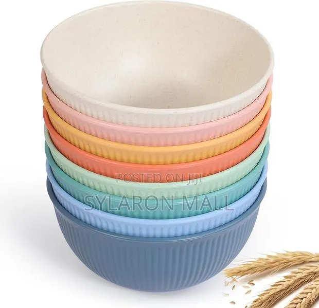 9-Piece Eco-Friendly Dessert Bowl Set – Microwave Safe · Photo 1