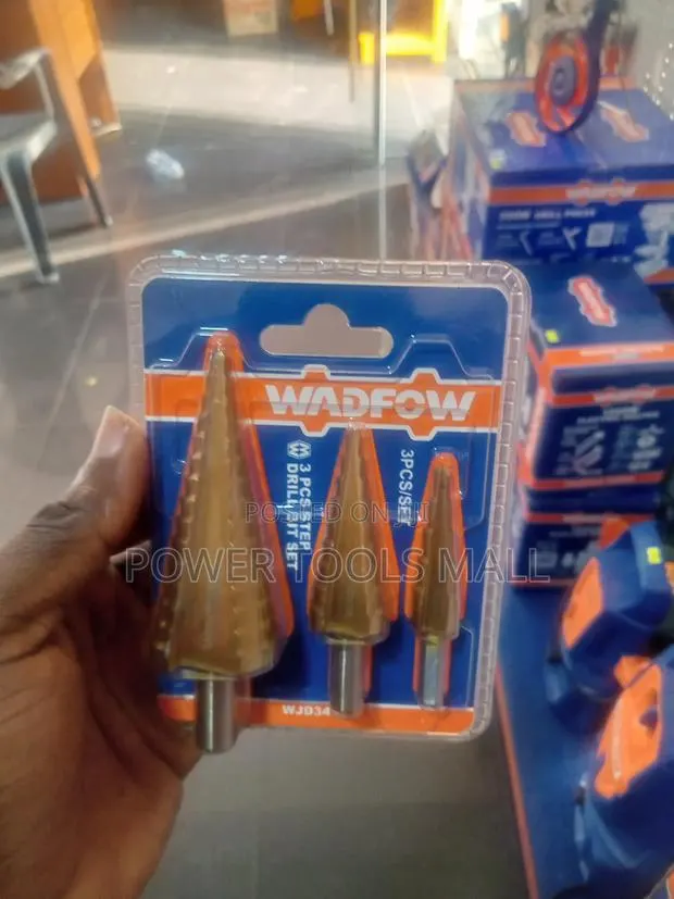 3pcs Step Drill Bit Wadfow · Photo 1