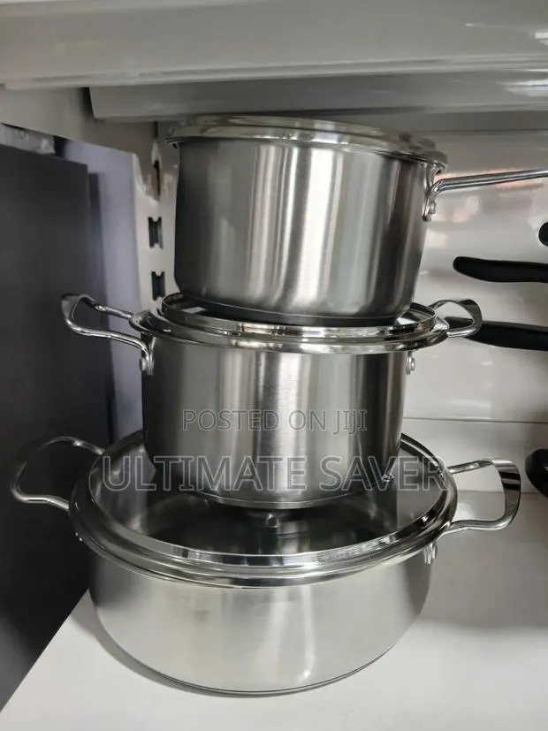 6pcs Stainless Steel Cookware Set · Photo 1