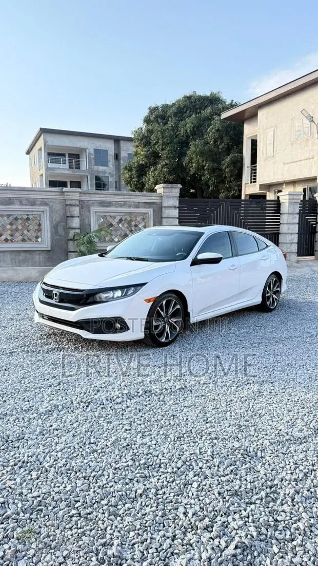 Honda Civic EX Sedan 2020 White · Photo 2