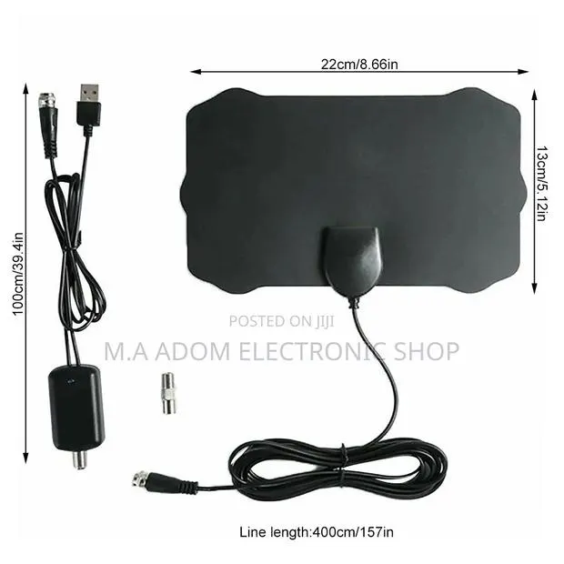 Digital Indoor Antenna With Booster (Over 30 Channels) · Photo 1