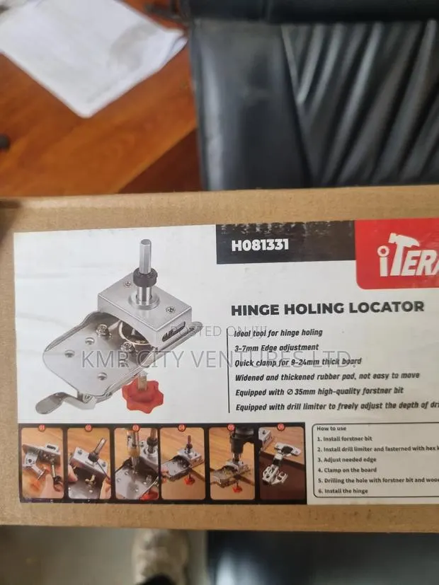 Hinge Hole Drilling Mechanism · Photo 1