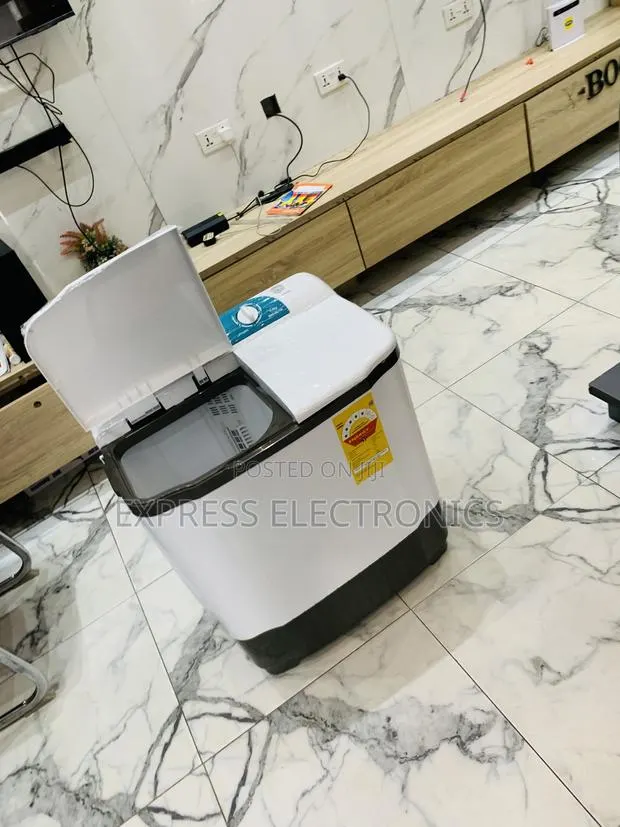 Better Deals Nasco NASTT-B50FL 5kg Twin Tub Washing Machine - White · Photo 1