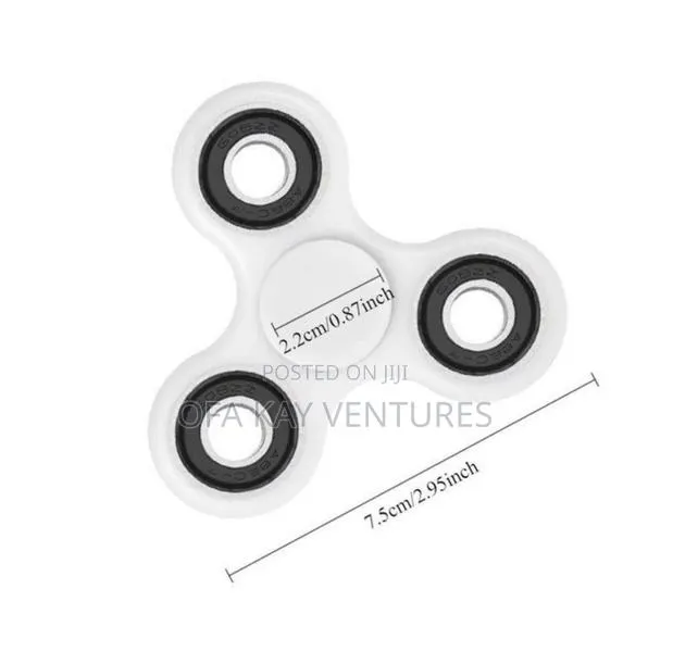 White Fidget Spinner · Photo 2