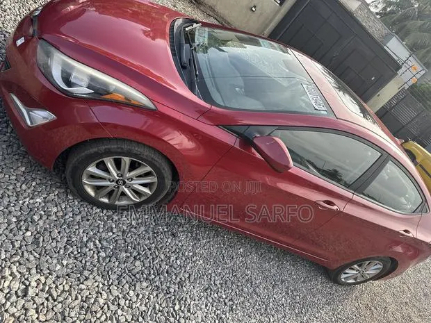 Hyundai Elantra Limited 4dr Sedan (1.8L 4cyl 6A) 2014 Red · Photo 1