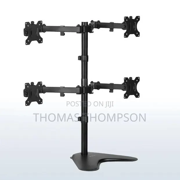 VIVO Quad Monitor Free-Standing Desk Mount · Photo 1