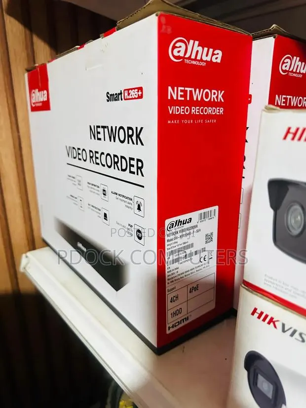 Dahua 4ch NVR Poe (Dhi-Nvr1104hs-P-S3/H) 1hdd to Slot Up 8tb · Photo 1