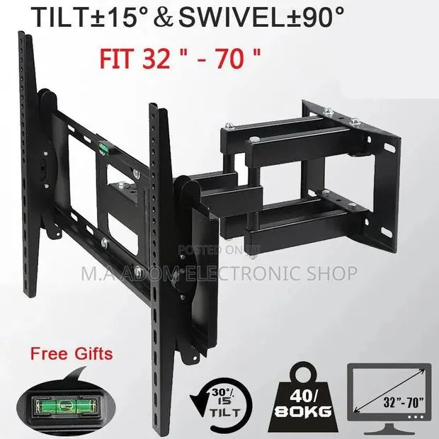 Full Motion Adjustable Tv Wall Mount 32”-75” · Photo 1