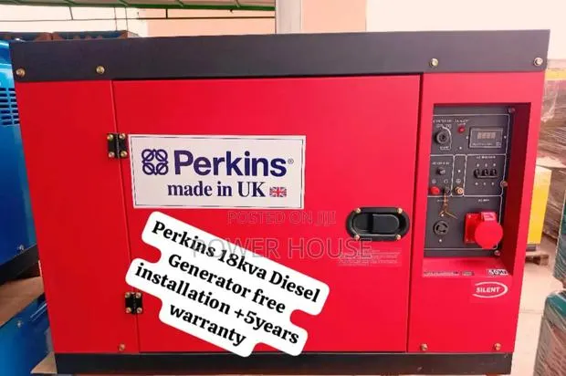 Prompt Builder Perkins Diesel Generator 18kva Silent Perkins Generator · Photo 1