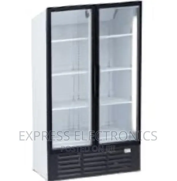 White Double Door PVC-74 Display Fridge > · Photo 1