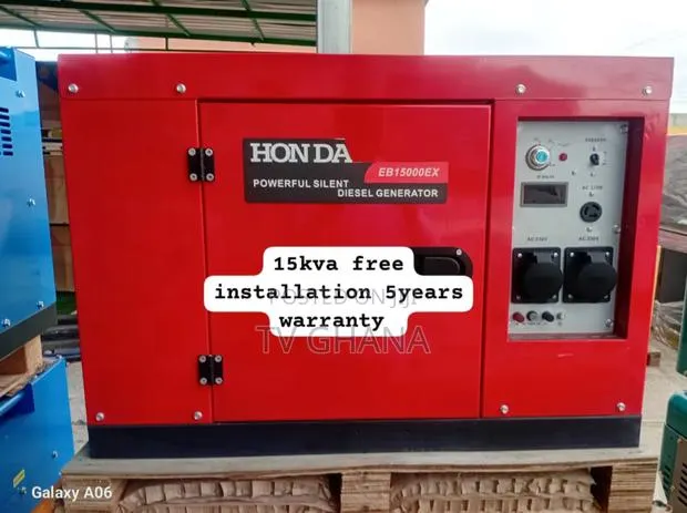 Long Runtime Low Fuel Honda 15kva Diesel Generator Diesel · Photo 1