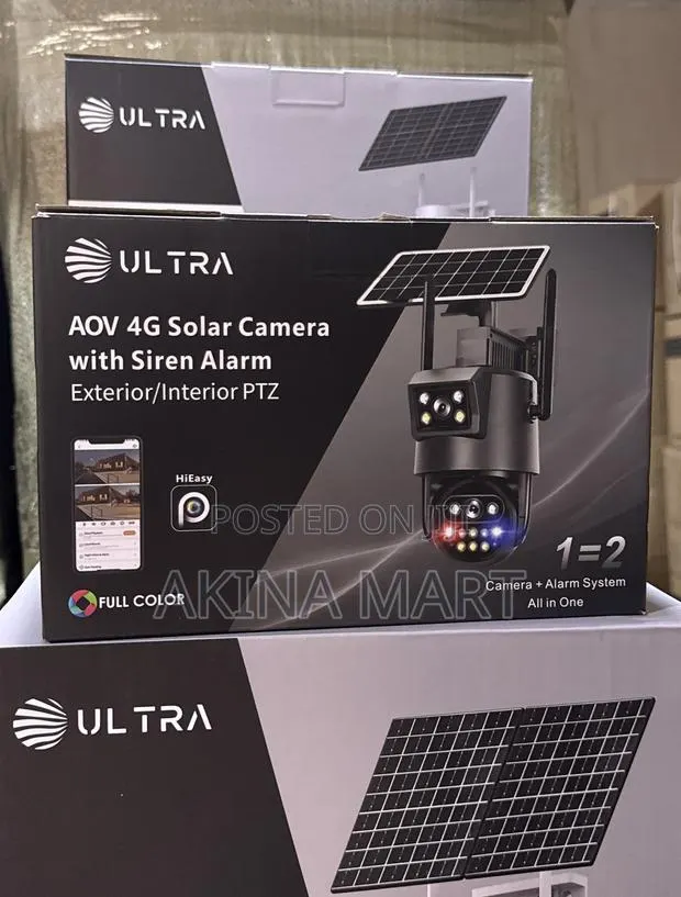 AOV Dual Lens 4g Solar Camera 2lens Solar Camera With Alarm System · Photo 1