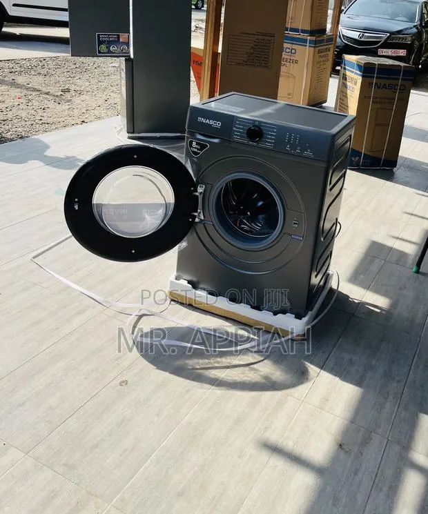 Effortless Cleaning Nasco 8kg Fully Automatic Washing Machine(Gray) · Photo 1