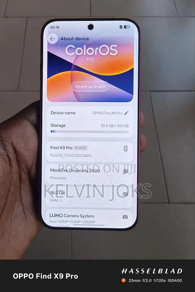 Oppo Find X9 Pro 512 GB Red · Photo 1
