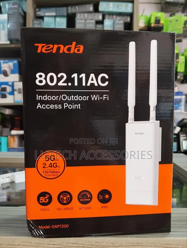 Tenda 802.11ac Indoor/Outdoor Wi-Fi Access Point/ Tenda Oap1200 · Photo 1