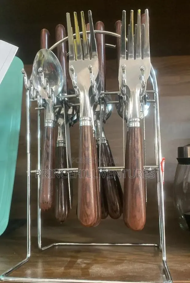 24 PCS Cutlery Set With Stand · Photo 1