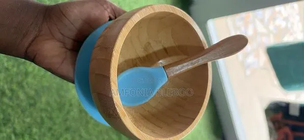 Bamboo Weaning Bowl for Babies · Photo 1