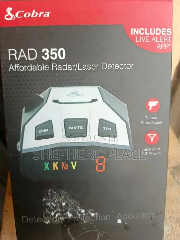 Cobra Rad 350 Affordable Radar/Laser Detector. · Photo 1