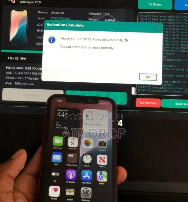 Icloud Bypass With With Signal and No Signal Check Description for Inf · Photo 2