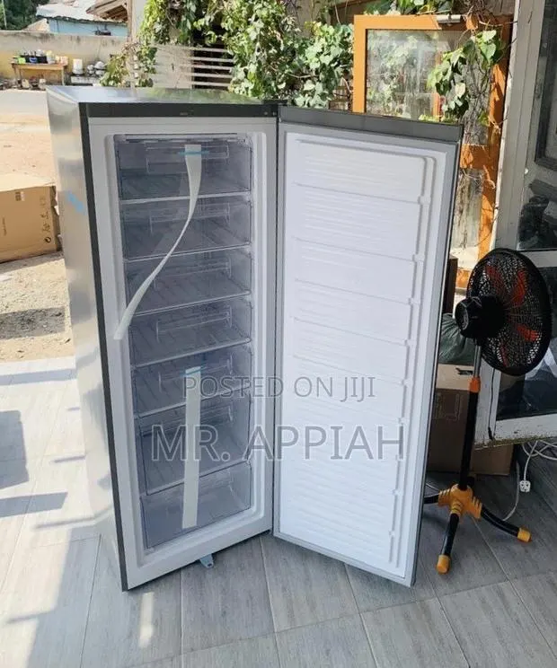 Choose Premium Pearl Upright Standing Freezer(Gray)PUF-370 · Photo 1