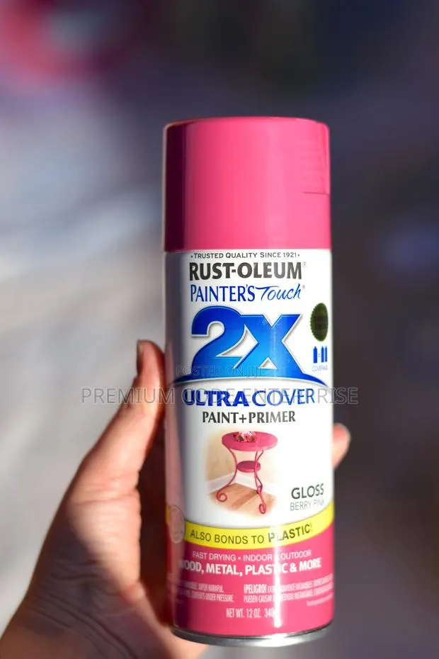 Painter’S Touch 2x Ultra Cover Gloss Berry Pink Paint + Primer Spray · Photo 1