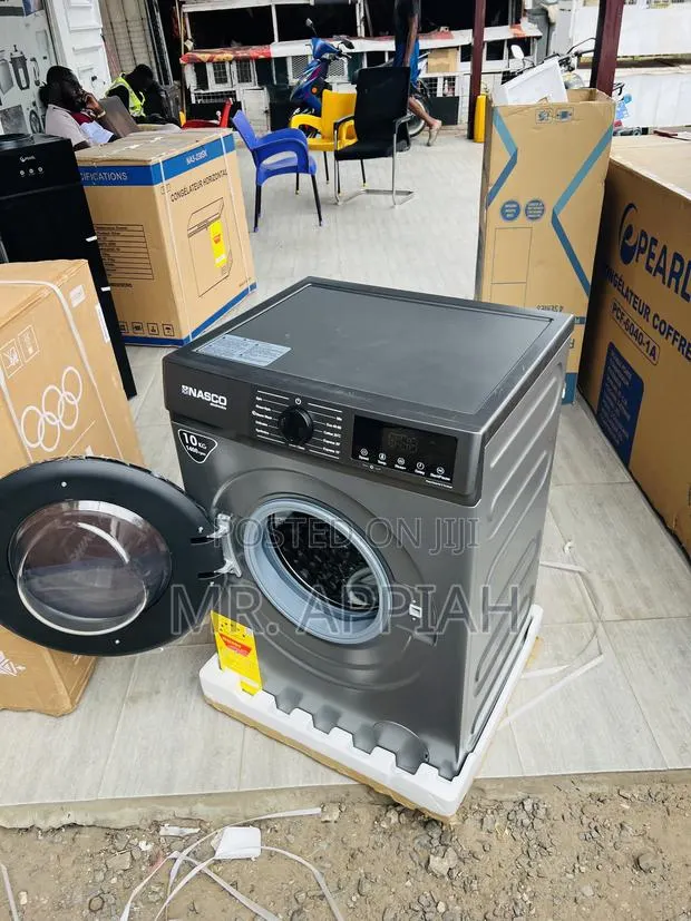 Get Premium Nasco 10kg Front Load Washing Machine(Gray) · Photo 1