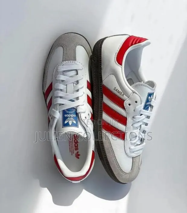 Adidas Samba Og White and Red · Photo 1
