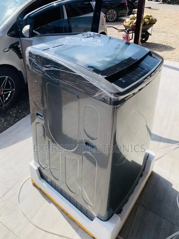 Limited Stock TCL 18kg F318tlg Top Load Washing Machine Gray · Photo 1