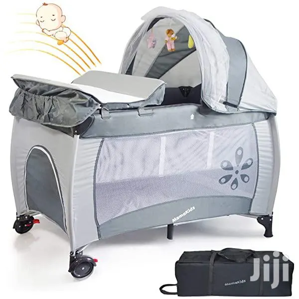 Baby Cot 0 to 5 Years With Music Amd Rocker · Photo 1