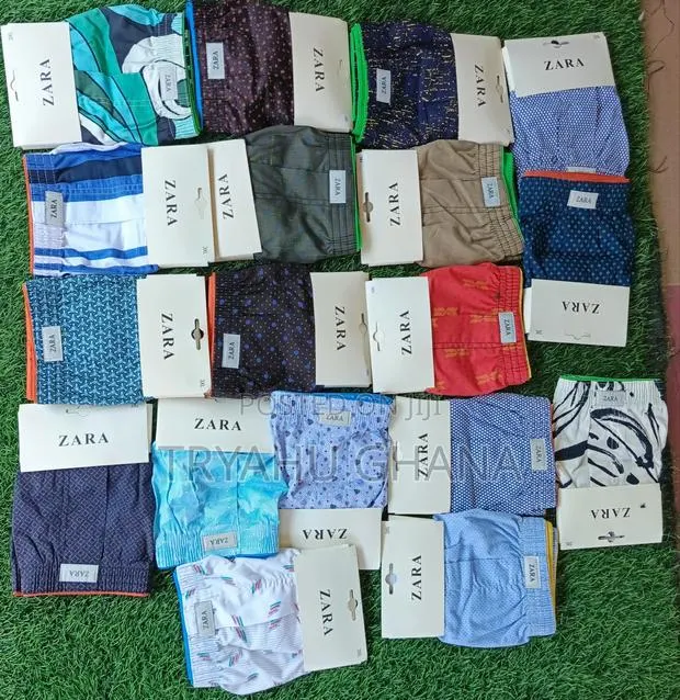 Fresh Fits| Bold Looks| 100% Cotton Authentic Zara Boxers For Sale · Photo 1