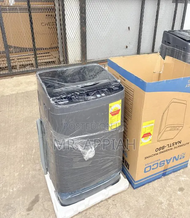 Nasco 8KG Top Load Washing Machine +FREE NASCO STEAM IRON · Photo 1
