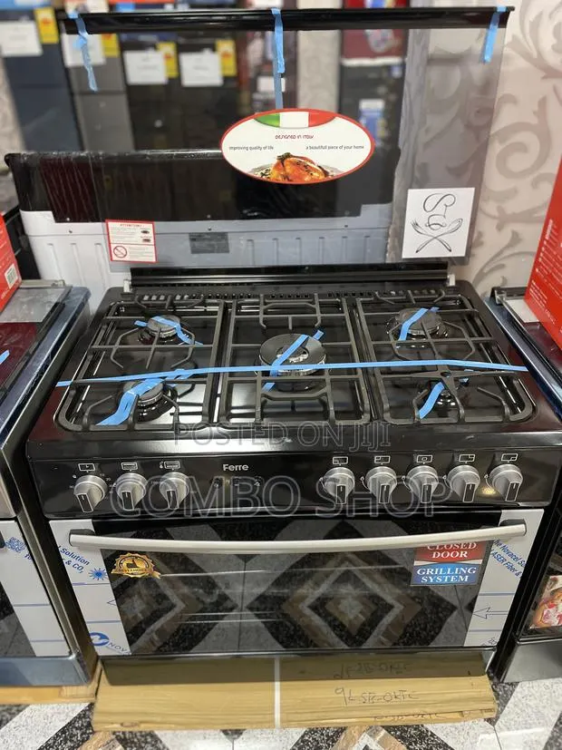 Volcano 60x90 Five Burner (Black) Gas Cooker · Photo 1