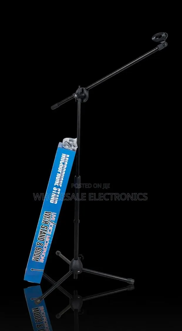 Professional Adjustable Tripod Boom Microphone Stand With Box · Photo 1