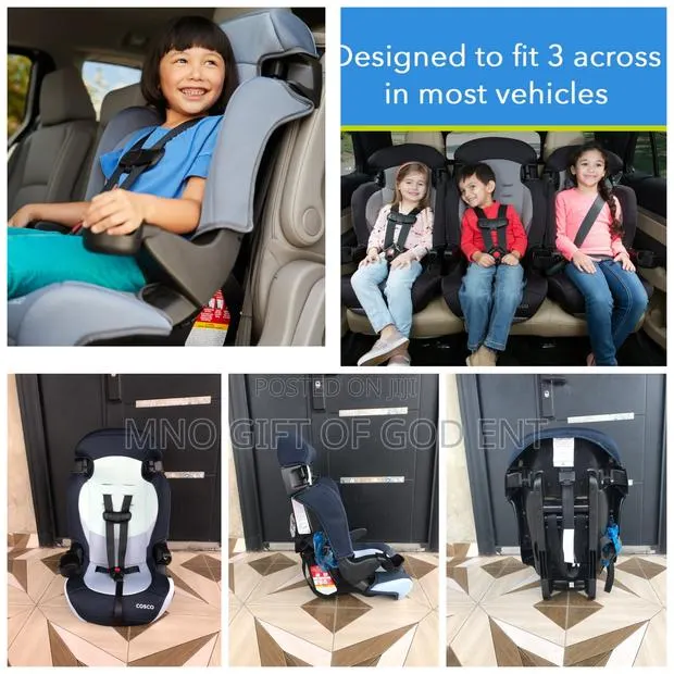 Cosco Kids Finale Dx 2-in-1 Booster Car Seat, Rainbow, Toddler, Unisex · Photo 1