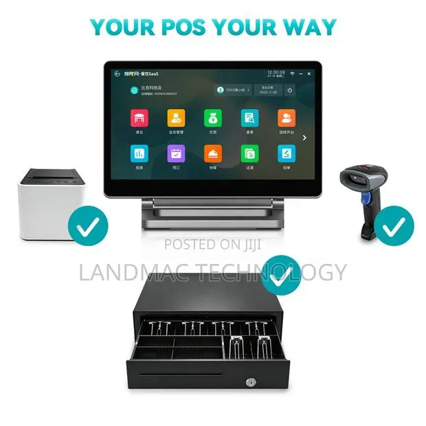 LandMac 15.6" Touchscreen All-in-One Complete POS Hardware · Photo 1