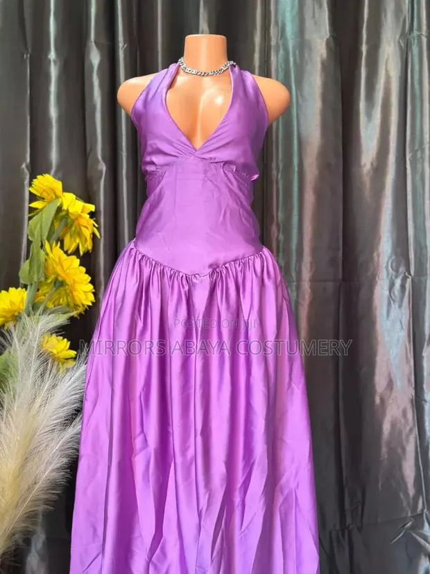 Purple Hatler Corset Maxi Dress · Photo 1