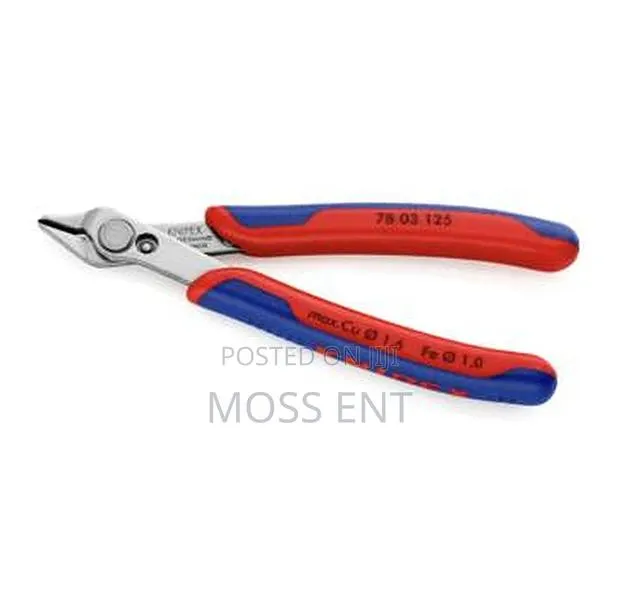 Electronic Super Knips Plier 125mm Small Head Red/Blue - K- · Photo 1