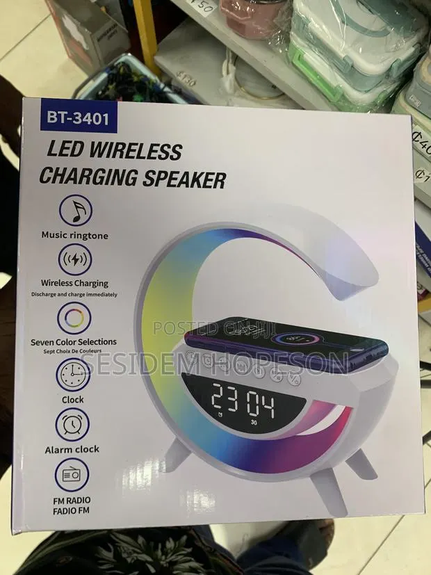 BT-3401 LED Wireless Charging Speaker · Photo 1