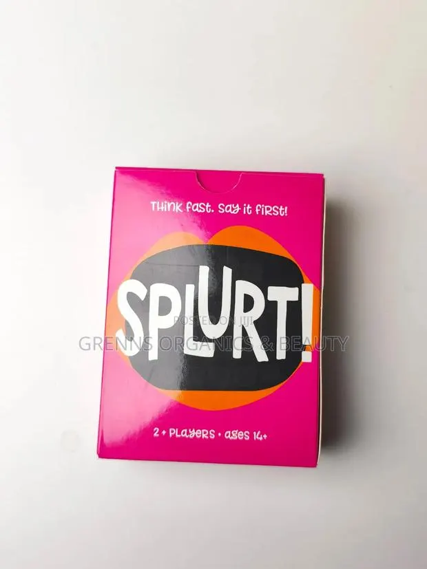 Splurt! Card Game – Think Fast Say It First Fun Party Game Ages 14+ · Photo 1