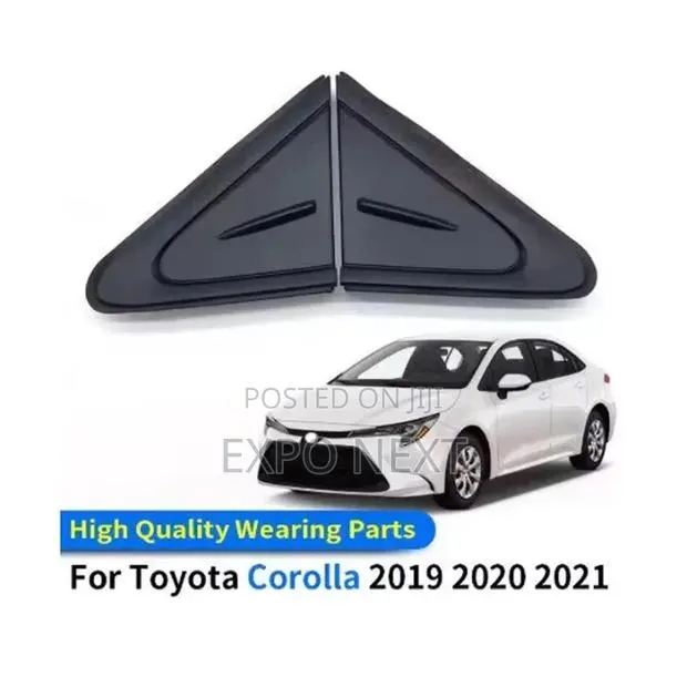 Toyota Corolla 2019-2021 Front SideMirror Corner Triangle Cover Black · Photo 1