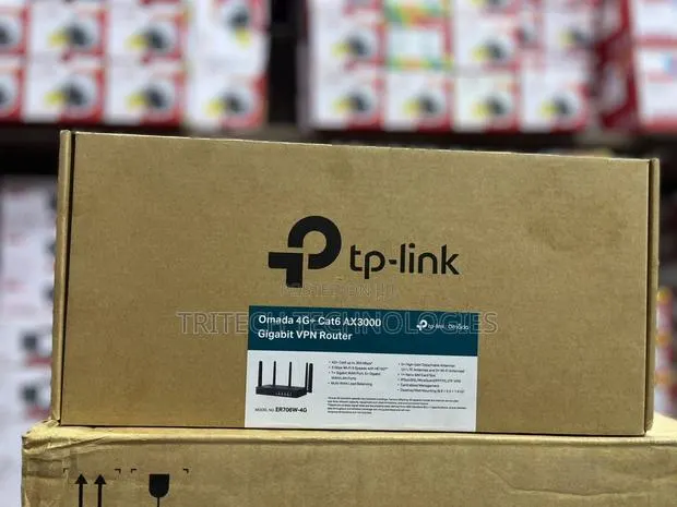 Tp-Link Er706w-4g Omada 4g+ Cat6 Ax3000 Gigabit VPN Router · Photo 1