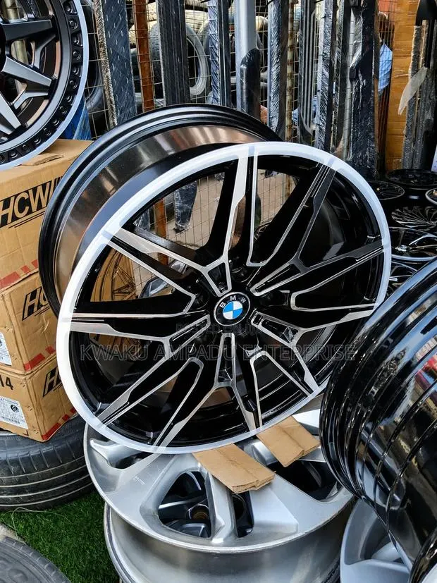 BMW Style Gloss Black Alloy Wheel Rim 17 – Diamond Cut Finish · Photo 1