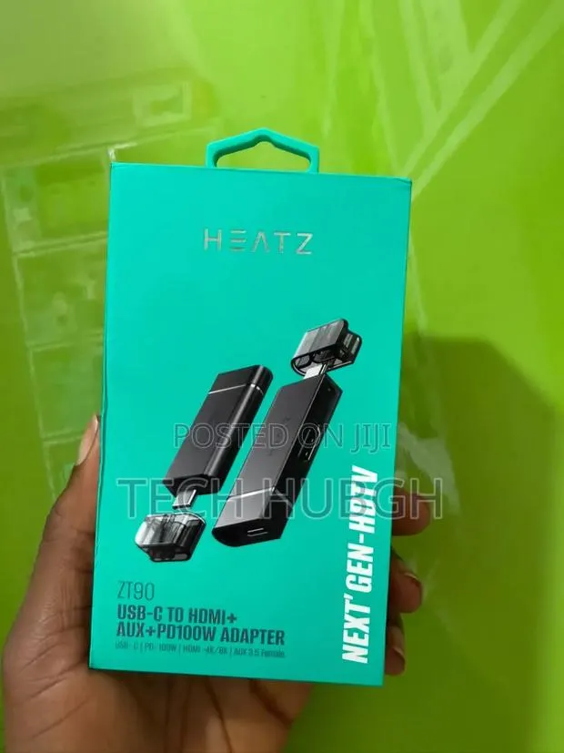 Heatz Zt90 USB-C to HDMI +Aux +Pd100w Adapter · Photo 1